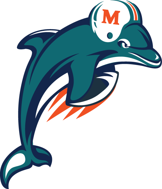 Miami Dolphins 1997-2012 Alternate Logo iron on transfers for fabric